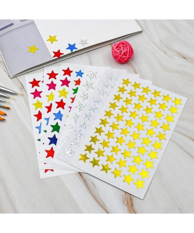 3000 Count Foil Star Stickers for Kids Reward 60 Sheets Small Self-Adhesive Shiny Metallic Stars Labels for Students Rewards ...