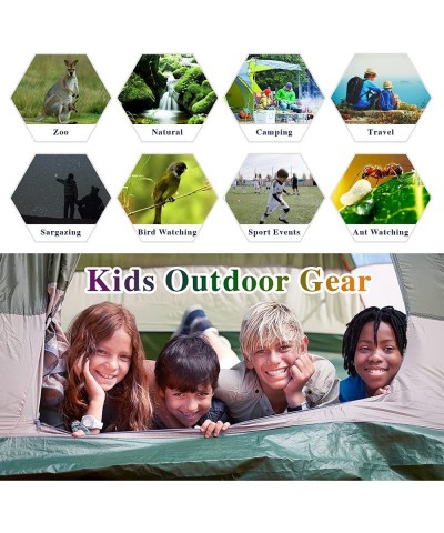 Binoculars for Kids Kid Binoculars Outdoor Exploration Kit Age 3-12 Compact Shockproof Binoculars Kids Toddler Binoculars Nat...