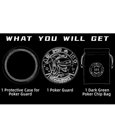 Poker Guard Weights for Poker Poker Gifts for Men Poker Card Protector Poker Accessories Coin Collectibles Poker Chips Coin w...