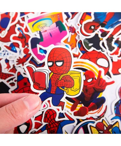 106PCS Spiderman Party Favors Alohelo Super Birthday Supplies Kit Including 10 Bracelets Keychains Button Pins and 56 Sticker...