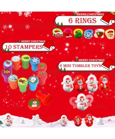 54 Pcs Christmas Party Favors Toys for Kids Stocking Stuffers Bulk Christmas Goodie Bag Stuffers Classroom Gifts Prizes Pinat...