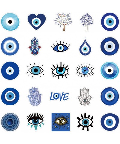 Evil Eyes Stickers 50 PCS are Suitable for Motorcycles Cars Phones Pianos Guitars Skateboards Helmets Cups Bicycles Notebooks...