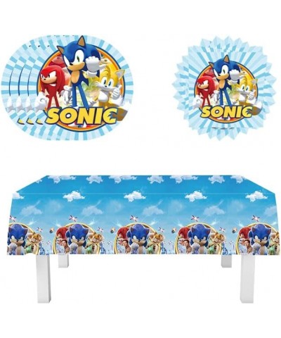 Hedgehog Birthday Party Supplies 41 Pack of 20 Tissues + 20 Plates + 1 Tablecloth $26.27 Kids' Party Tableware