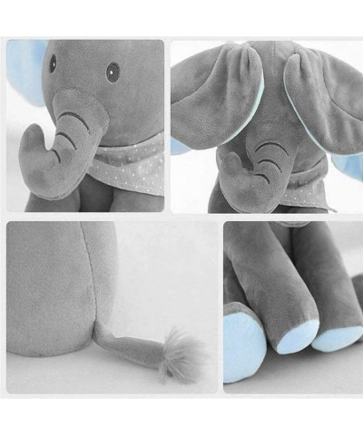 Plush Toy peek-a-Boo Elephant Hide-and-Seek Game Interactive Plush Toy Singing Stuffed Animal Doll Baby Toys (Blue) $46.34 St...