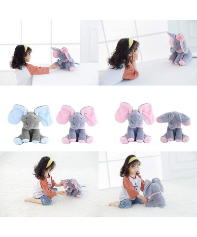 Plush Toy peek-a-Boo Elephant Hide-and-Seek Game Interactive Plush Toy Singing Stuffed Animal Doll Baby Toys (Blue) $46.34 St...