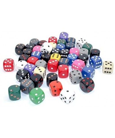 Chessex: Opaque 16mm D6 Assorted Bag of 50 $31.64 Game Accessories