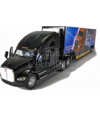 1:68 Die-cast Kenworth T700 Container Truck Black $26.79 Kids' Play Tractors