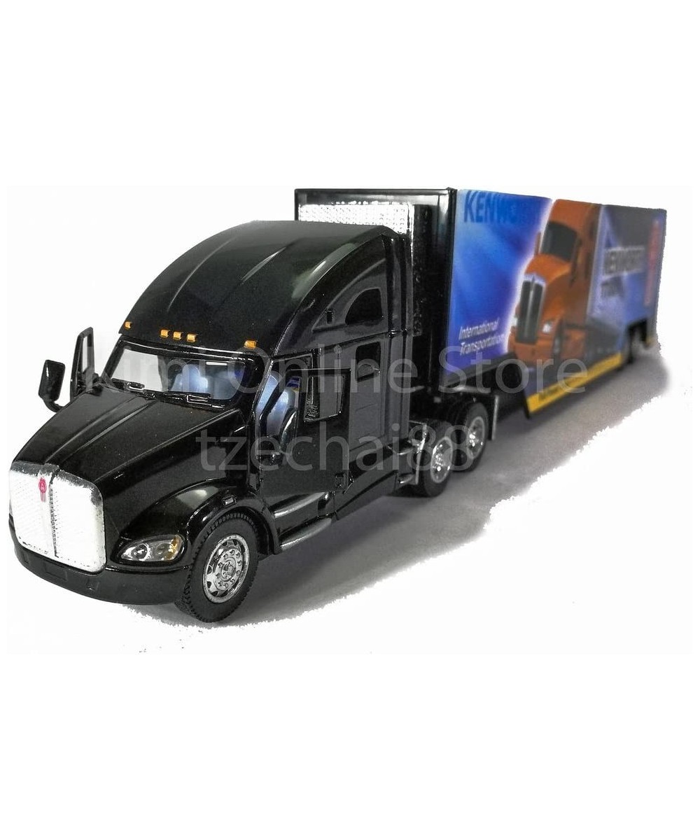 1:68 Die-cast Kenworth T700 Container Truck Black $26.79 Kids' Play Tractors