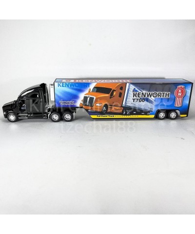 1:68 Die-cast Kenworth T700 Container Truck Black $26.79 Kids' Play Tractors