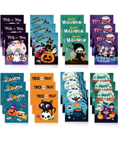 24 Pieces Halloween Mini Notepads Set Happy Halloween Notebooks for Kids Trick or Treat Party Gift Bag Fillers Ghost Spiders ...