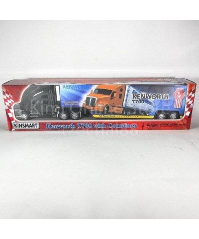 1:68 Die-cast Kenworth T700 Container Truck Black $26.79 Kids' Play Tractors