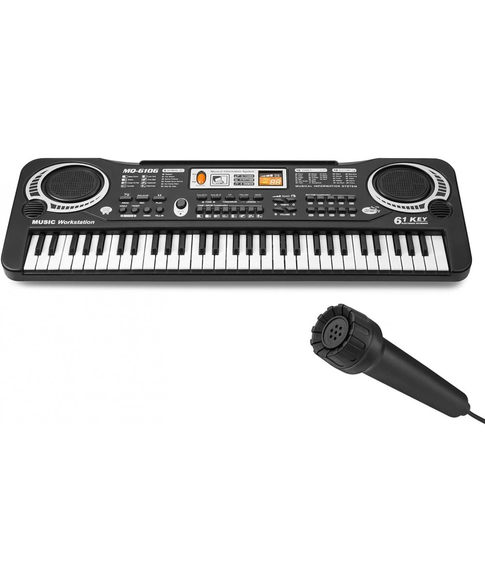 Electric Keyboard Piano for Kids - Portable 61 Keys Multi-Function Musical Instruments Early Learning Toys for Boys and Girls...