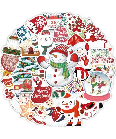 Merry Christmas Stickers Christmas Stickers for Kids Teens Waterproof Vinyl Stickers for Water Bottle Cute Xmas Stickers for ...