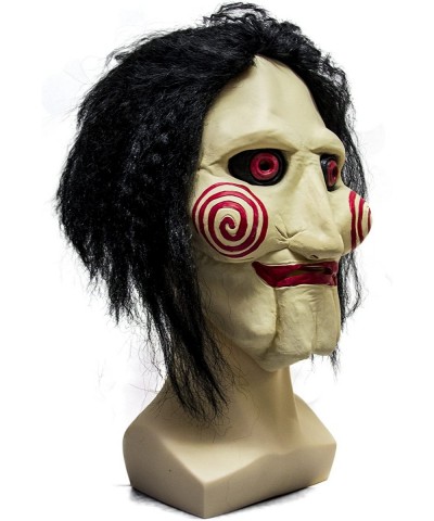 Saw Billy The Puppet Mask Scary Halloween Clown Latex Party Masquerade Props $32.33 Kids' Dress-Up Accessories