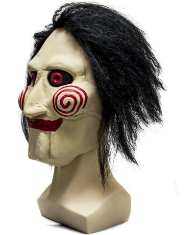 Saw Billy The Puppet Mask Scary Halloween Clown Latex Party Masquerade Props $32.33 Kids' Dress-Up Accessories