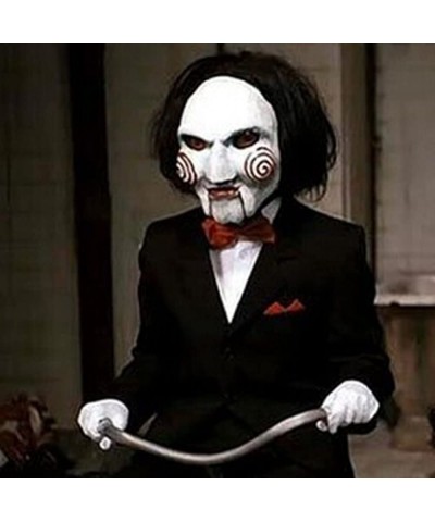 Saw Billy The Puppet Mask Scary Halloween Clown Latex Party Masquerade Props $32.33 Kids' Dress-Up Accessories