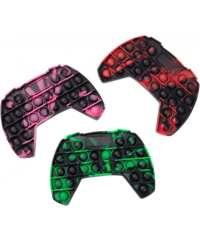 Pop Push Game Controller Gamepad Shape Pop Push tie dye Bubble Sensory Fidget Toy Autism Special Needs Stress Reliever for Ki...