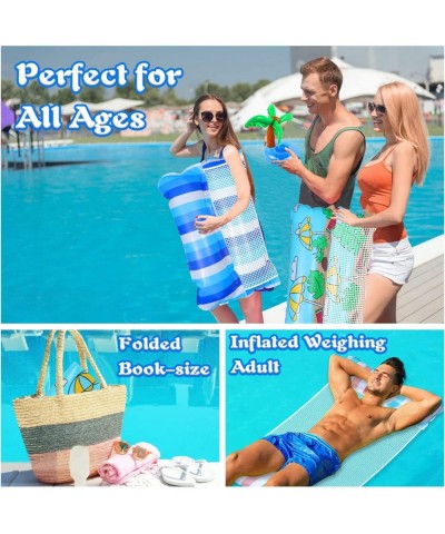 Pool Floats Inflatable Pool Float Adult Size with Pump+Cup Holder+Waterproof Phone Pouch Multi-Purpose Pool Floaties /Saddle/...