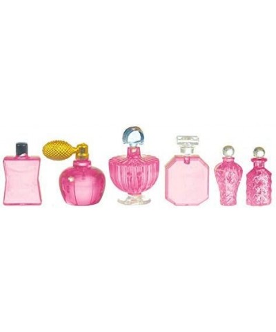 Dollhouse Pink Perfume Bottles 6 Assorted Shop Bathroom Bedroom Accessory $22.44 Dollhouse Accessories