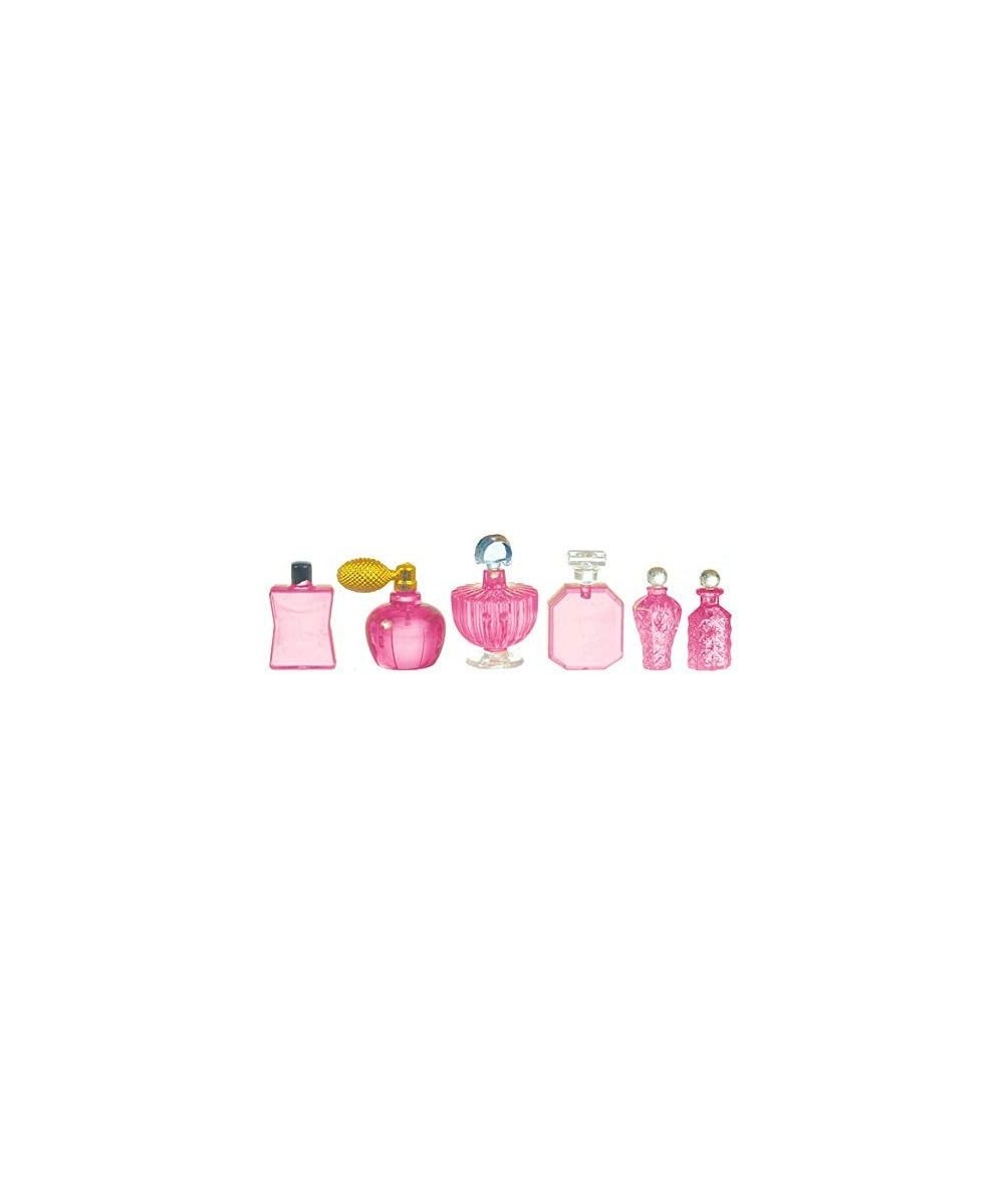 Dollhouse Pink Perfume Bottles 6 Assorted Shop Bathroom Bedroom Accessory $22.44 Dollhouse Accessories