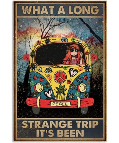 1000 Piece Jigsaw Puzzles What A Long Strange Trip It's Been Hippie Jigsaw Puzzle for Adults Sturdy Tight Fitting Pieces Easy...