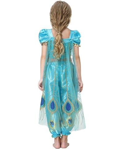 Girls Halloween Aladdin Jasmine Costume Arabian Princess Dress up Cosplay Party Outfits Kids Belly Dancewear $24.24 Kids' Cos...