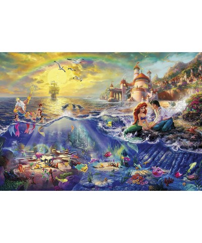 Thomas Kinkade - Disney Dreams Collection - The Little Mermaid - 2000 Piece Jigsaw Puzzle $26.51 Jigsaw Puzzles