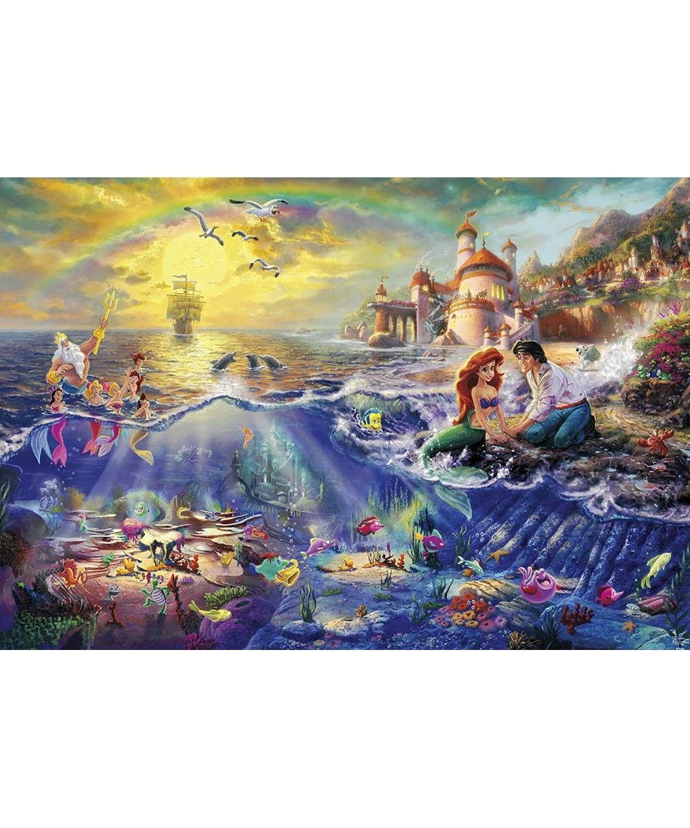 Thomas Kinkade - Disney Dreams Collection - The Little Mermaid - 2000 Piece Jigsaw Puzzle $26.51 Jigsaw Puzzles