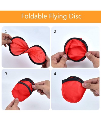 108 Pieces Foldable Flying Disc Fans with Bag Folding Pocket Toy Set for Kids Fun Birthday Party Favors Summer Outdoor Activi...