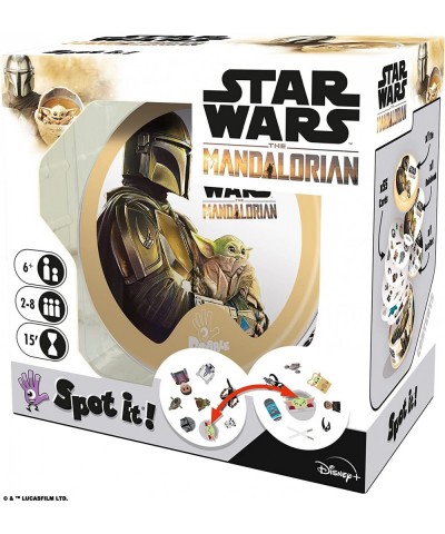 Spot It! The Mandalorian Card Game | Game for Kids | Age 6+ | 2-8 Players | Average Playtime 15 Minutes | Made $15.80 Card Games