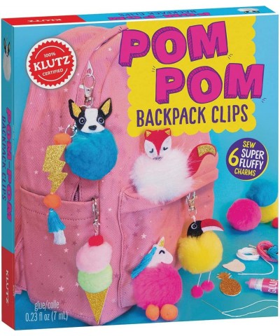 Pom-Pom Backpack Clips Craft Kit $28.59 Kids' Drawing & Writing Boards