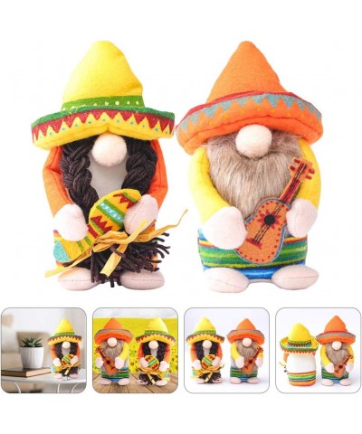 2pcs Mexican Party Cinco De Mayo Gnomes Dolls Hawaii Style Gnomes Fiesta Party Supplies Decorations $27.89 Dolls