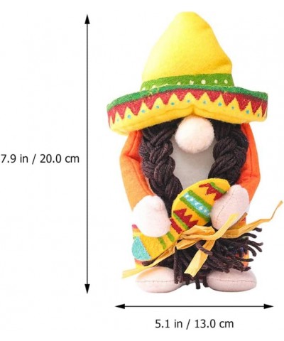 2pcs Mexican Party Cinco De Mayo Gnomes Dolls Hawaii Style Gnomes Fiesta Party Supplies Decorations $27.89 Dolls