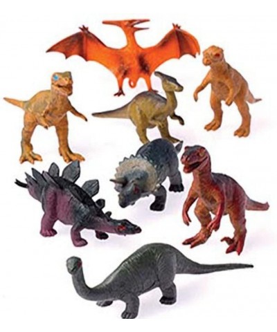 12 - Assorted Medium Sized Plastic Toy Dinosaurs Play set figures. $16.79 Play Figure Playsets