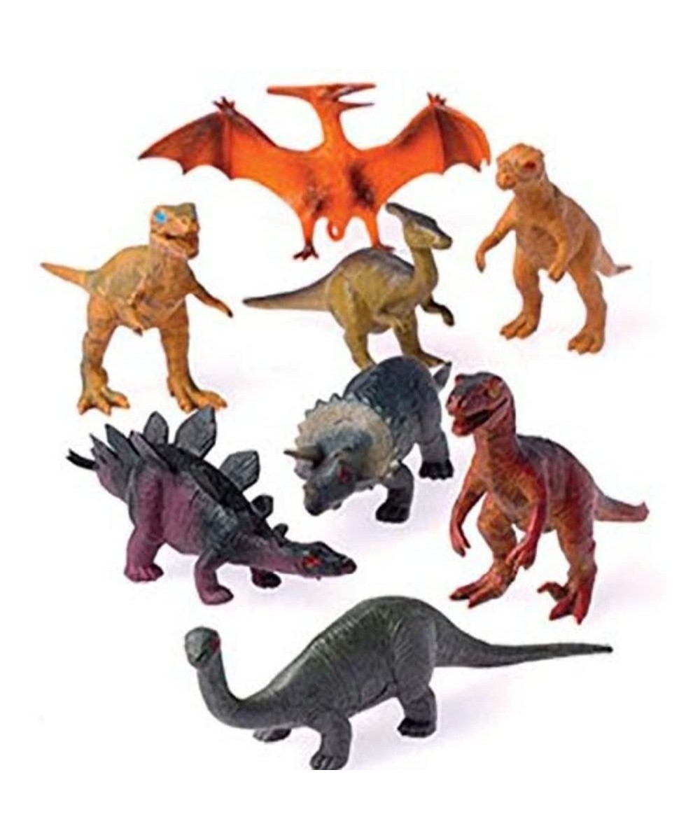 12 - Assorted Medium Sized Plastic Toy Dinosaurs Play set figures. $16.79 Play Figure Playsets