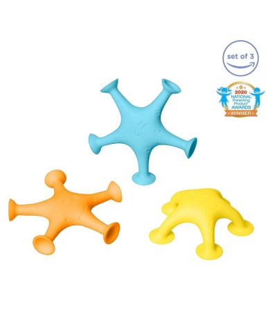 Starfish Stretch and Suction Bath Toys Baby Bath Accessory Water Toys for Toddler Bath Time Play Set of 3(Pack of 1) $15.58 B...