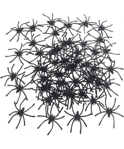 100 Pcs Realistic Spider Plastic Halloween Mini Spiders Joke Toys for Haunted House Halloween Party Decoration Black $14.18 G...