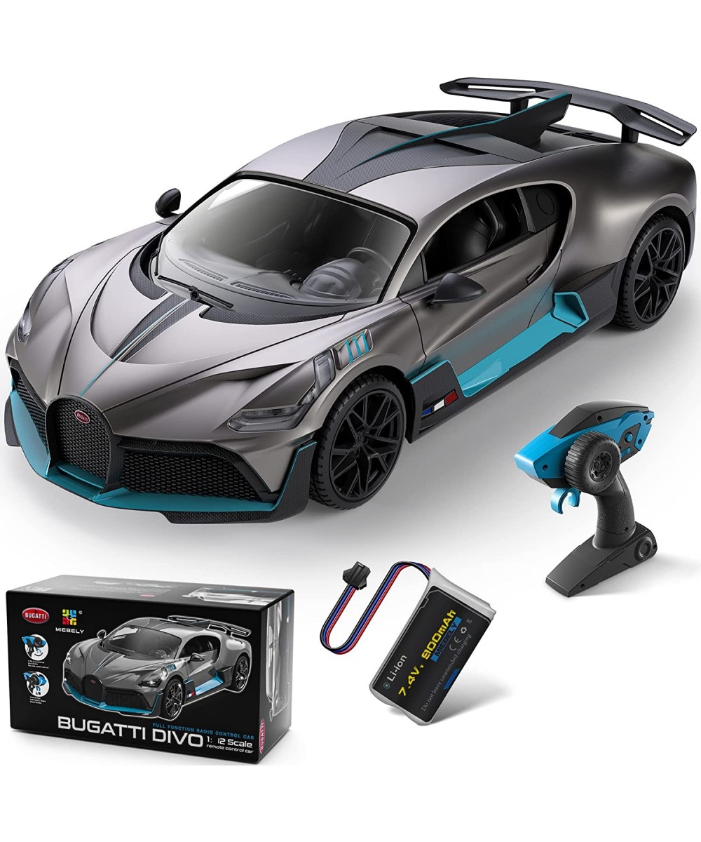 Bugatti Divo Remote Control Car 1/12 Scale RC Cars 12Km/h 2.4Ghz Licensed Model Car Headlight Racing Hobby Toy Car 7.4V 900mA...