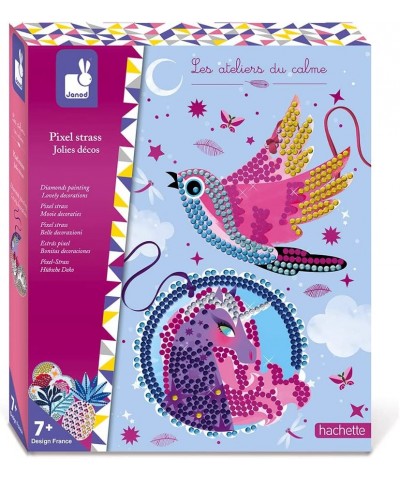 Crystal Pixies Craft Kit - Unicorn & Cat - 5 Boards with 1 500 Mini Crystals - Ages 7+ - J07821 $43.11 Kids' Drawing & Writin...