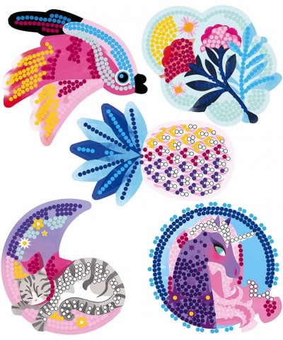 Crystal Pixies Craft Kit - Unicorn & Cat - 5 Boards with 1 500 Mini Crystals - Ages 7+ - J07821 $43.11 Kids' Drawing & Writin...