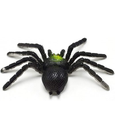 6 Pcs Plastic Spiders Artificial Spiders Fake Spider Realistic Bugs Scary Insects Creepy Rubber Prank Gag Gifts Trick Joke To...