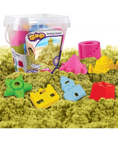 Play Sand Bucket Activity Kit – Natural Scented 500 gr of Sand 7 Molded Tools in - Free Flowing & Easy to Mold Play Sand - Se...