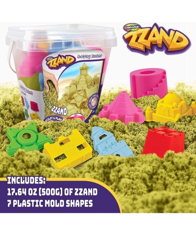 Play Sand Bucket Activity Kit – Natural Scented 500 gr of Sand 7 Molded Tools in - Free Flowing & Easy to Mold Play Sand - Se...