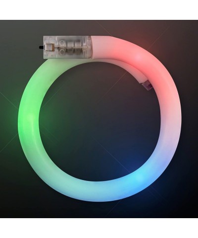 Flashing Light Up Wrap Around Tube Bracelet with Multicolor LEDs $20.83 Kids' Dress-Up Accessories