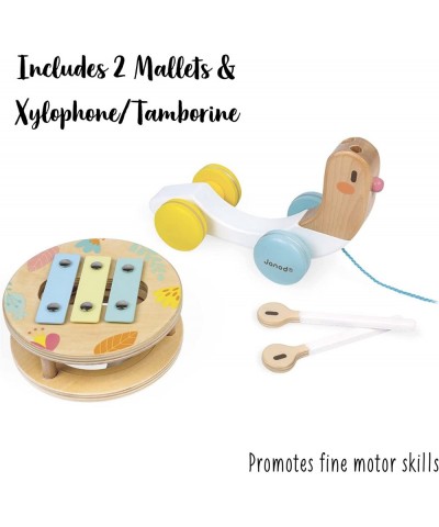 Pure Pull Along Snail - Wooden 2-in1 Musical Toy - Ages 1+ - J05159 $58.53 Early Development & Activity Toys