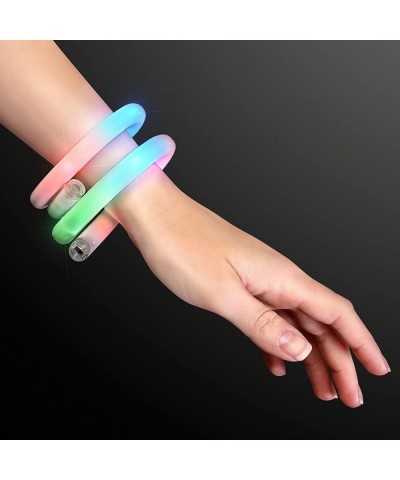 Flashing Light Up Wrap Around Tube Bracelet with Multicolor LEDs $20.83 Kids' Dress-Up Accessories