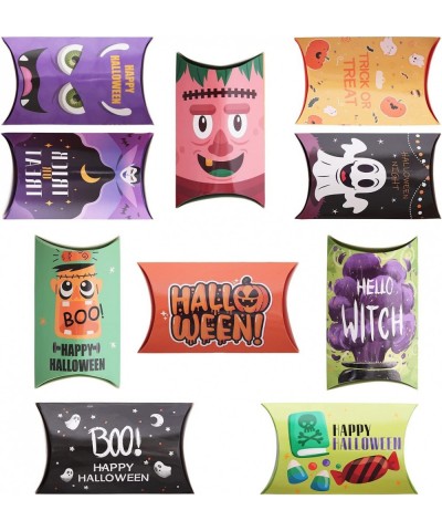 60PCS Halloween Goodie Boxes for Trick or Treat – Pillow Candy Goody Party Favors Supplies $19.17 Kids' Party Favor Sets