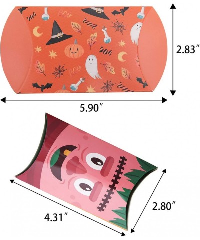 60PCS Halloween Goodie Boxes for Trick or Treat – Pillow Candy Goody Party Favors Supplies $19.17 Kids' Party Favor Sets