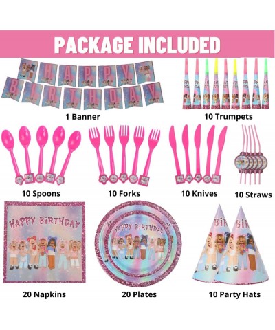 Girl Game Theme Party Supplies $49.80 Kids' Party Decorations