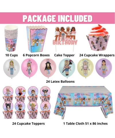 Girl Game Theme Party Supplies $49.80 Kids' Party Decorations